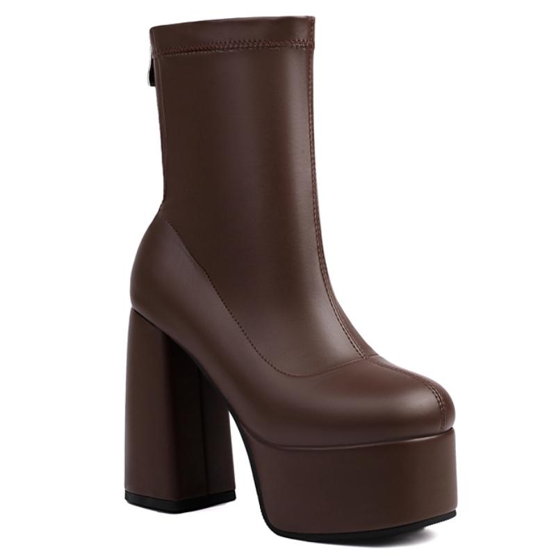 Fashion Platform Ankle Boots for Women