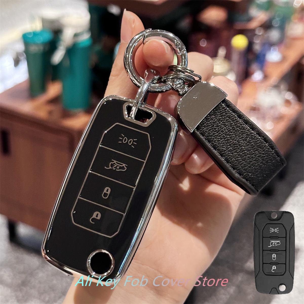 

Чехол-брелок с брелоком, автомобильный брелок для Jeep Cherokee Renegade Grand Dodge Ram Charger 1500 Challenger Chrysler 300C Jour
