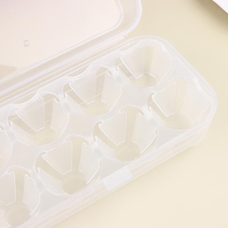 8 Fächer Eierbox Hülle Stoßfeste Eierhalter Küche Behälter Hülle Transparenter Organizer Für Outdoor Camping Picknick
