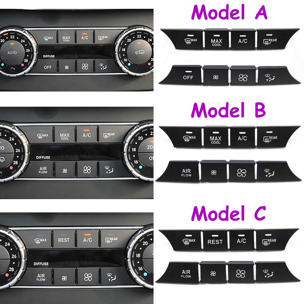 8PCS W166 W292 W463 Dashboard Air Conditioner Wind Volume Heater Climate Control Button For Mercedes Benz ML GL GLE GLS G Class