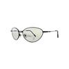 Pure Desire Plain Face Cat Eye Flat Mirror High Intelligence Retro Metal Silver Edge No Degree Square Round Face Myopia Glasses Frame Women