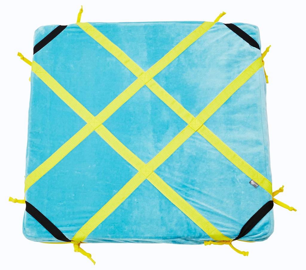 Petio zuttone High-Resilience Fiber Bed for Easy Turning, with Washable Waterproof Mattress, Small, for Pets