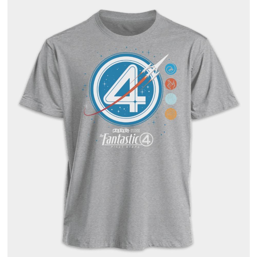 Men's and Women's T-shirts The Fantastic 4 Summer American Spring and Autumn Basic Loose Sporty Oversized Short-sleeved