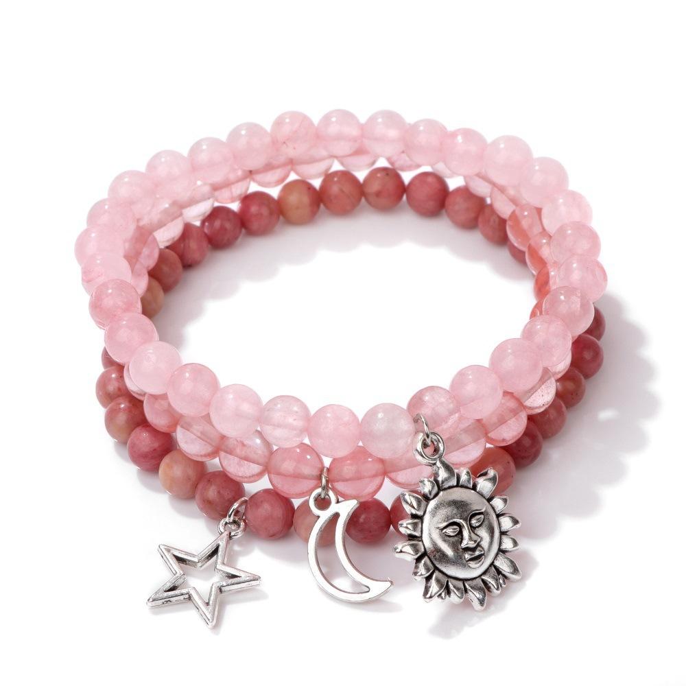 JYL TS Bracelet Women's  Colorful Bead Vibrant Boosts Joy And Vitality