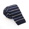 Fur Knitting Shirt Necktie Adjustable Men Cravat Simple Striped Knitted Tie  Suit Accessories