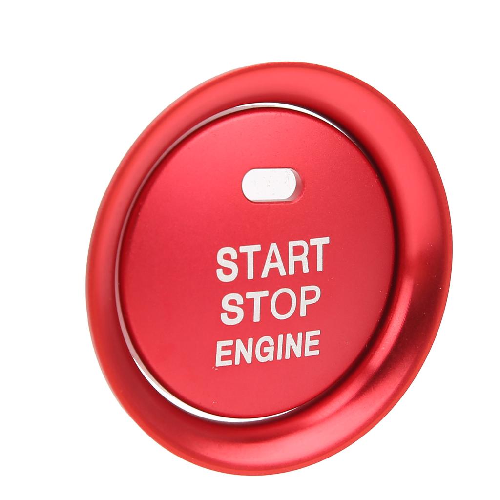Engine Start Stop Ignition Button Cover Ring Red Replacement for Mazda Axela Atenza CX4 CX5 1619