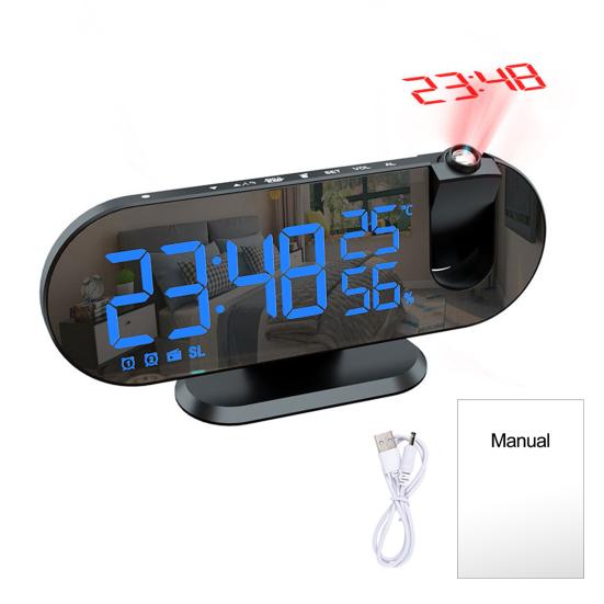 Купить 1 комплект проекционных часов Большой экран Функция повтора ...