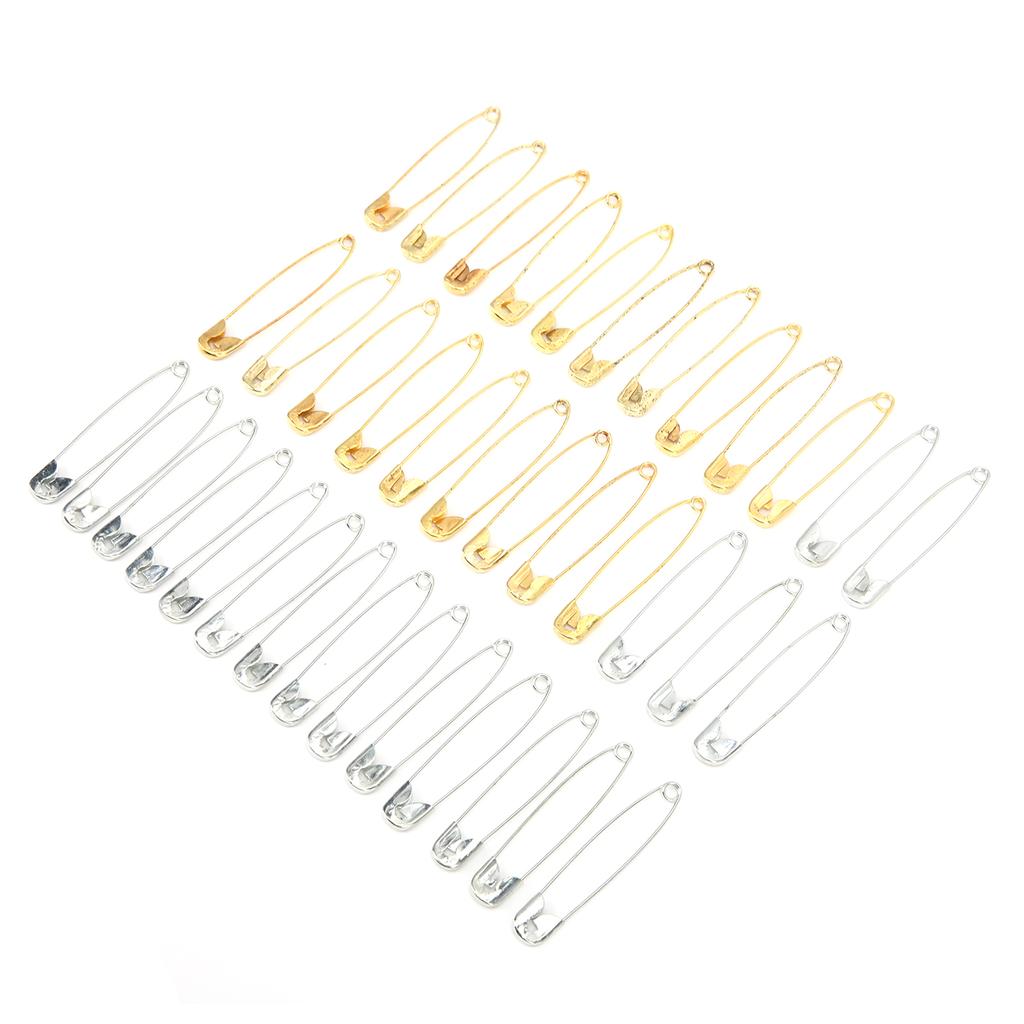 Sicherheitsnadeln 20 Stück Silber 20 Stück Golden Bunt Vereinfachtes Eisen für Schmuck Kleidung Herstellung