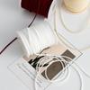Handmade Leather Velvet Rope Korean Style Gift Packaging Rope Multipurpose Leather Roll Thread  DIY
