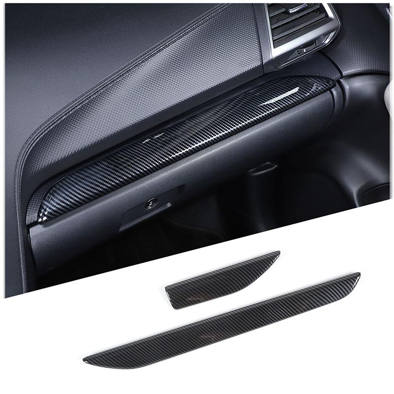 ABS Carbon Fiber For Subaru Forester -2024 Interior Kit Car Dashboard Console Gear Shift Panel Cover Trim Car Accessories