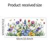 Painted Tulip Butterfly Leaves Static Cling Window Glass Door Sticker Home Decor