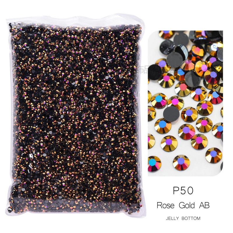 Jelly Resin Flat-Bottomed Diamond, Nail Art Beauty, Mobile Phone Case Decorative Rhinestone Diy Decorative Clothing Accessories