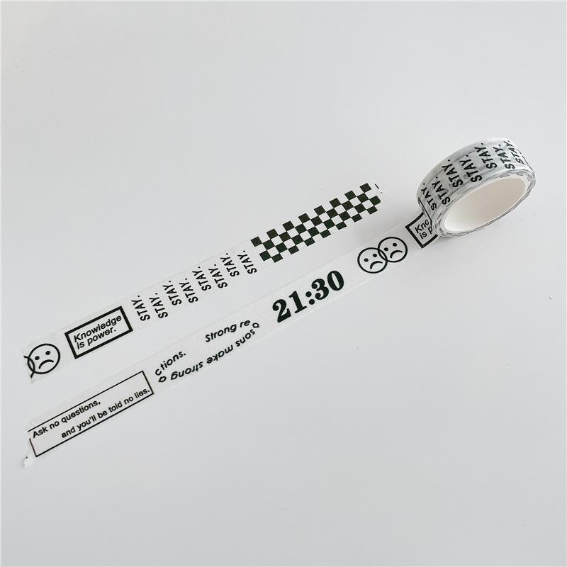 Cartoon Series Washi Tape Cute Sticker Decorative Collage Adhesive DIY Scrapbooking Hand Made Stationery