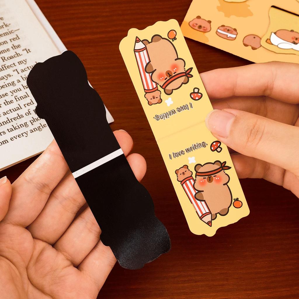 Capybara Cute Magnetic Bookmark - High-Value Page Clip for Students and Small Gifts