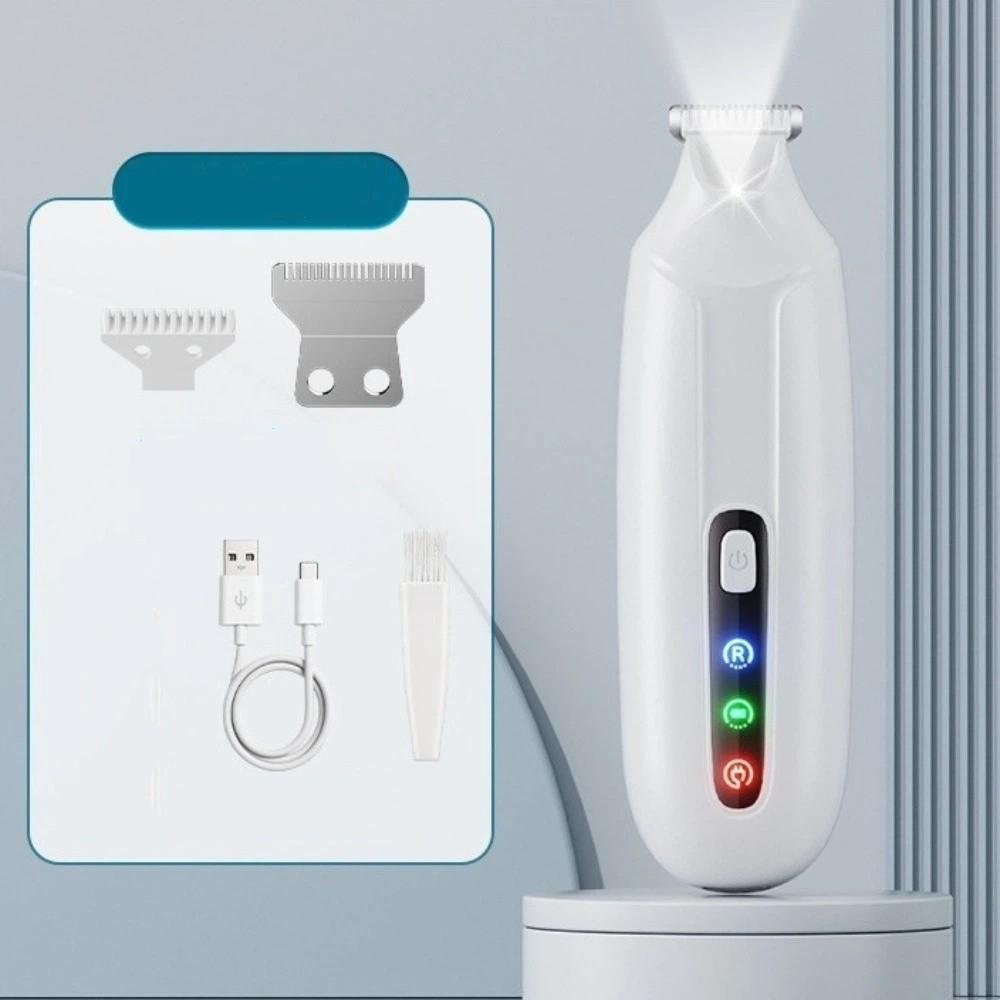 Rechargeable Dog Paw Trimmer LCD Display Electric Dog Clippers Cordless Cat Shaver Paw Trimming