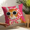Funny And Surprising Cat Patterns Pillow Case Home Living Room Decoration Linen Pillowcover Pillow Cases Cushion Cover