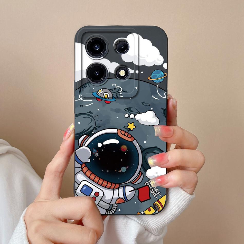Case For Infinix Note 30 Pro Vip 30i Flower Soft Liquid Silicone Camera Lens Protection Back Cover For Infinix Note30 30 i Coque