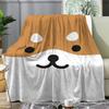 Shiba Inu Flannel Blanket - Ultra-Soft Quilted Print | Cozy All-Season, Sofa/Bedroom Decor, Animal Theme Gift