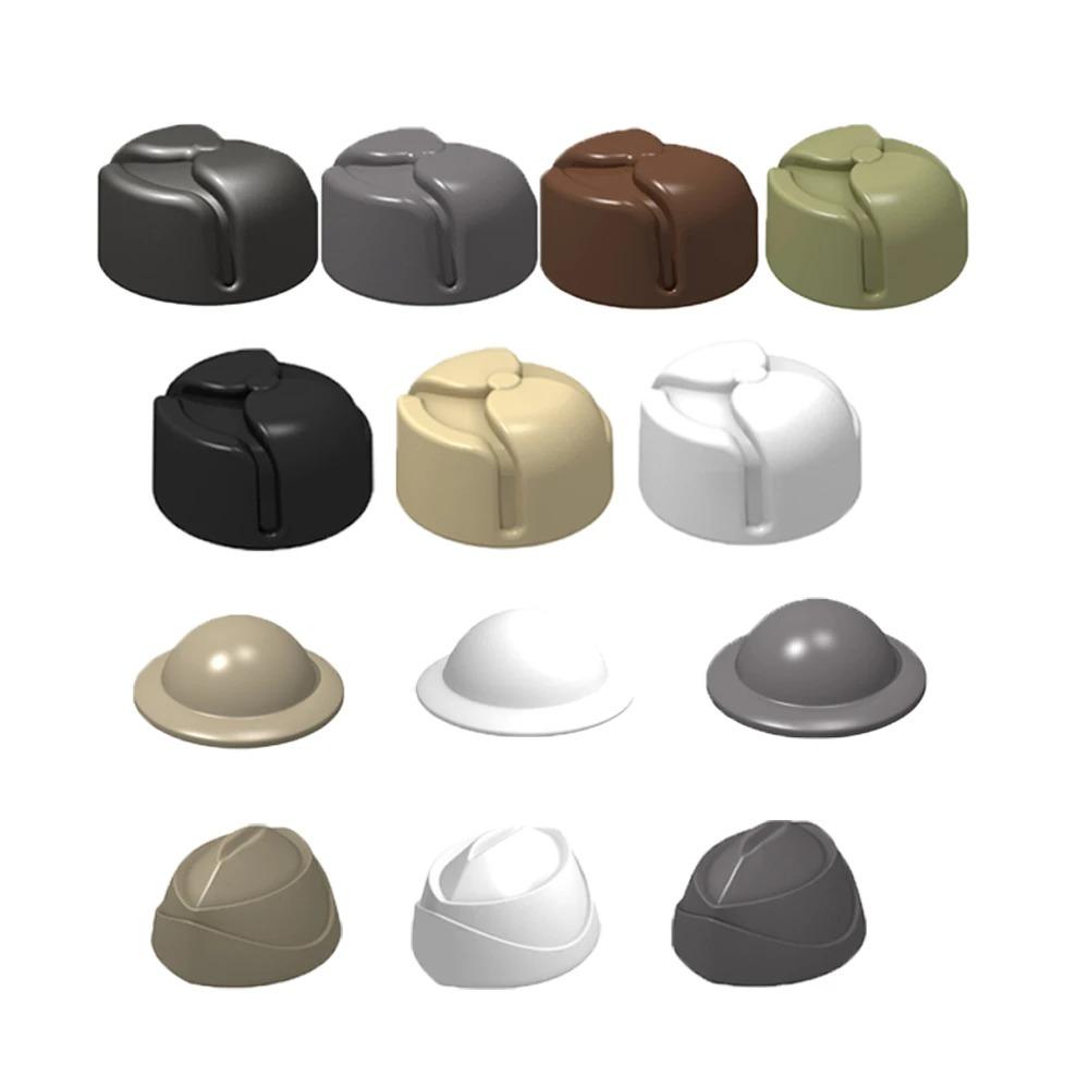 USSR USA UK Japanese Military Building Blocks Accessories Character Soldier Helmet Toy Hats And Helmets Mini Brick Army S022 DIY