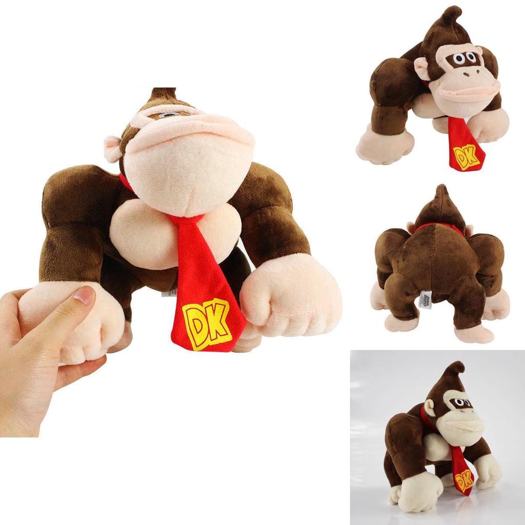 98-calowa Pluszowa Zabawka Donkey Kong Super Mario Bros Miękki Wypchany Zwierak Lalka Prezent dla Dziecka