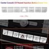 For Mercedes Benz W176 B W246 C117 GLA X156 CD Panel Function Switch Cover Trims