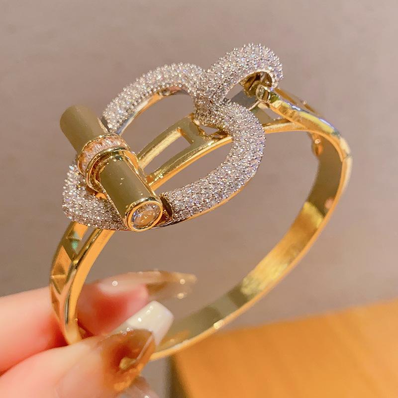 Любовь нефритовая перекладина или браслет-свиное рыльце креативный старший дизайн чувство циркон