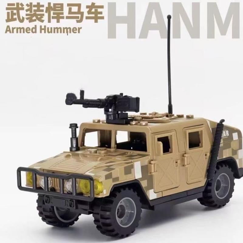 MOC polizia speciale militare scudo antiproiettile Hummer jeep auto antideflagrante mattoncini accessori armi militari giocattoli