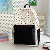 Schoolbag New Japanese Ins High Value Fresh Sweet Cute Star Backpack Junior High School Students Lightweight Travel Backpack