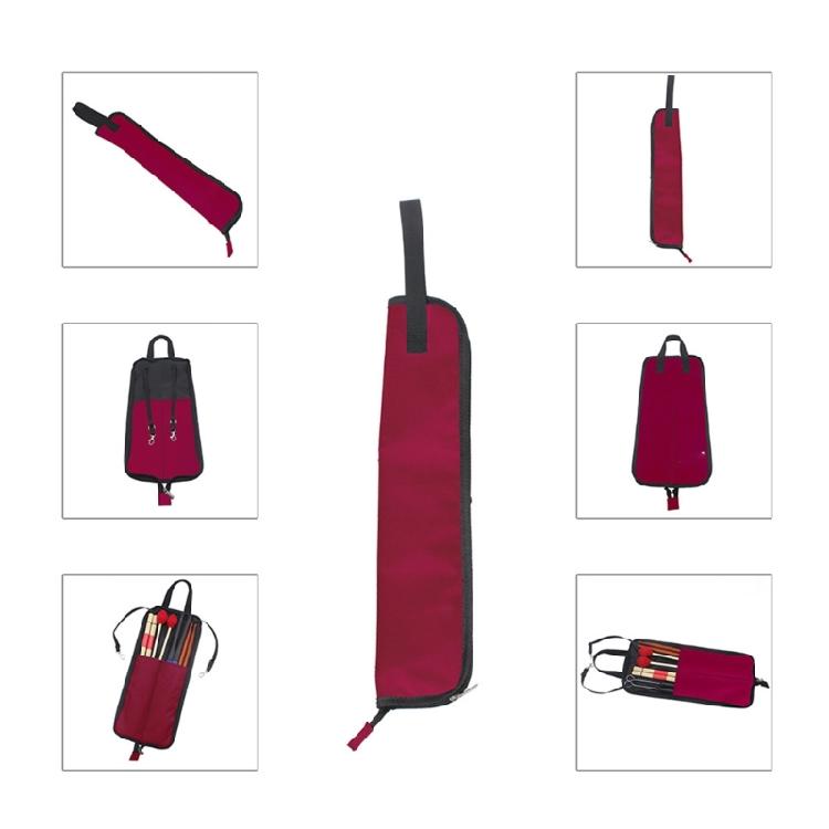Drumstick Storage Bag Large Capacity Mallet Bag Hanging Drumstick Holder Durable
