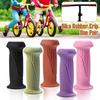 1Pair Universal High-Elastic Rubber Handle Grips Non-Slip Handlebar Covers Bike Scooter Balance Bike Grips Handle Protectors
