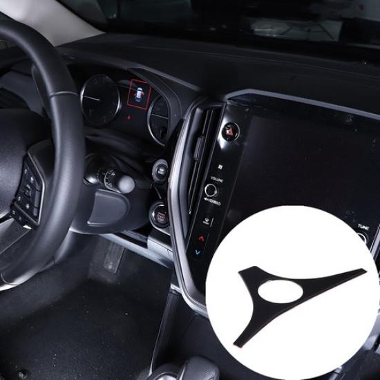 Glossy Piano Black Subtotal Mileage Panel Sticker For Subaru Crosstrek 24+