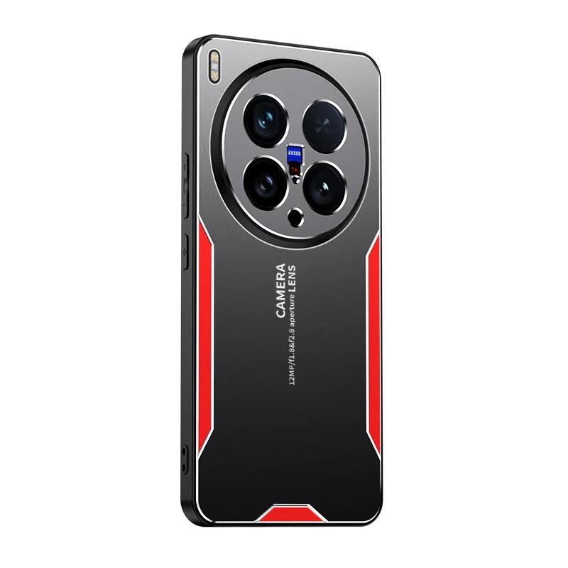 

Металлический матовый жесткий чехол для телефона Vivo X200 Ultra, защита объектива камеры, мягкий силиконовый бампер, противоударный чехол для VIVO X200S vivo X200 Pro