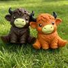 Jumbo Hooglandkoe Stressballen Squishies Fidget Speelgoed Knijpbal Fidget Speelgoed voor Volwassenen Langzaam Rijzend Stressverlichting Knijpspeelgoed