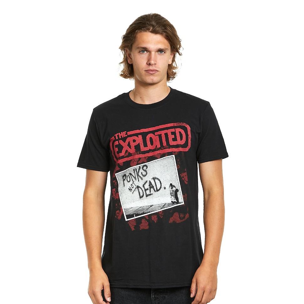 The Exploited Punks Not Dead (Album) T-Shirt Black S