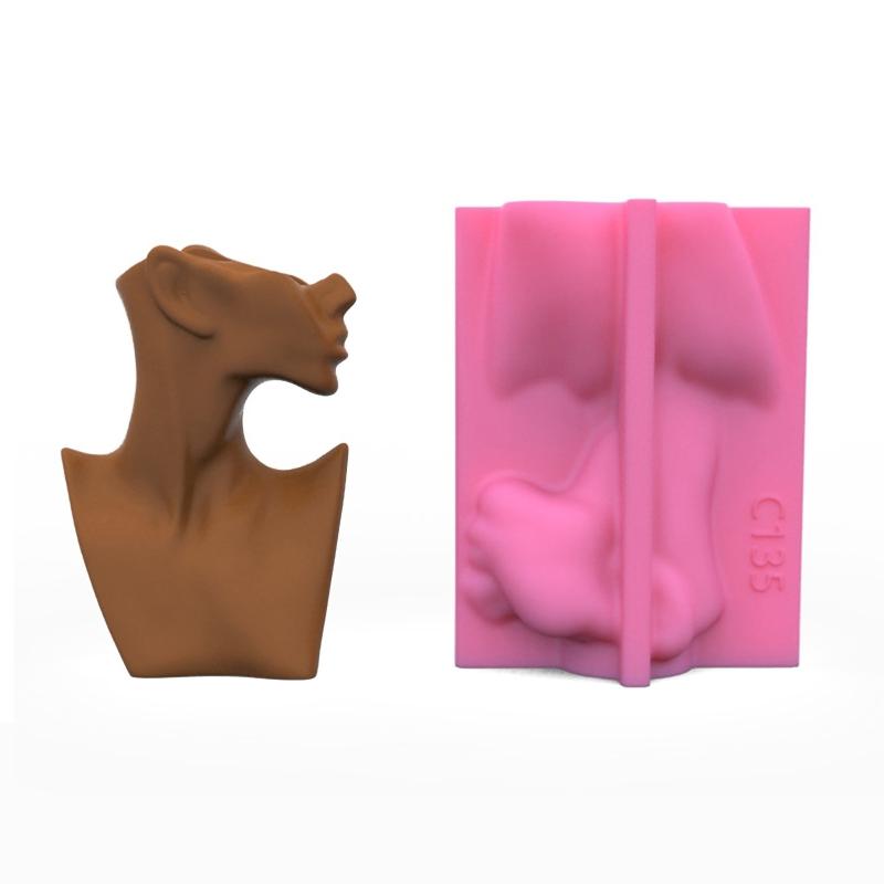 Candlestick Epoxy Casting Silicone Mold Silicone Flower Pot Mold Pen Holder Mold 1