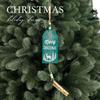 Themed Christmas Pattern Wooden Pendant With Clip Holiday Home Decoration Props