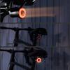 LED Bicycles Tail Lamp Mountain Bike Rear Light Brake Sensing Rear Light for Enhancing Night Cycling Safety