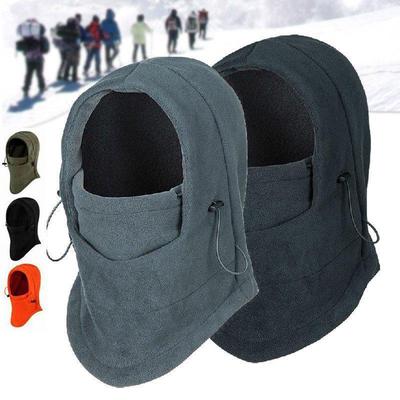 Thermo-Fleece-Sturmhaube, Outdoor-Skimasken, Fahrrad-Cyling-Mützen, Winter-Windstopper, Gesichtshüte, warme Mütze, Unisex-Mütze