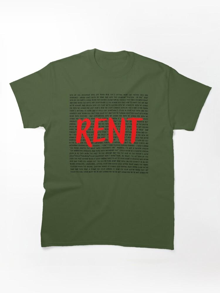 Rent a Hero Rent lyrics Classic Unisex T-Shirt