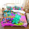 Set Biancheria da Letto Candy Crush Soda Saga Stampato Copripiumino Federa Singolo Doppio Stile Queen King Size Set