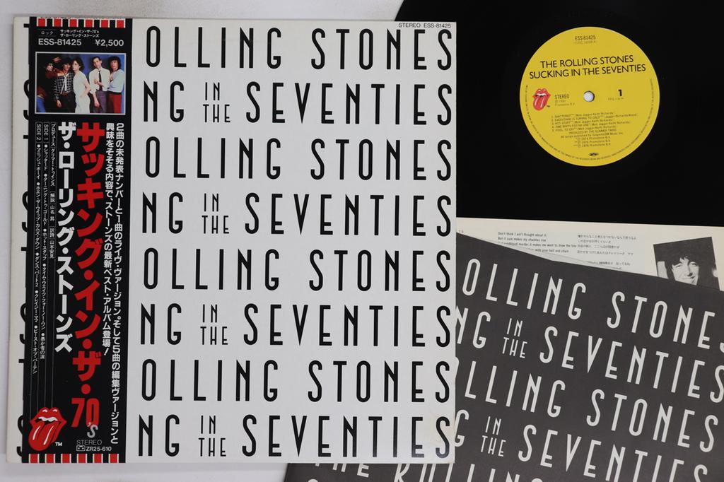 LP Record ROLLING STONES - Sucking In The Seventies ESS81425 ROLLING STONES 1981 Japan Obi Rock Used