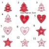 10pcs/set Gift Hanging Embellishment Party Supplies Wooden Tag Christmas Tree Ornament Star