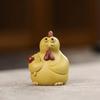 HOYIHM Yixing Zisha Chicken Tea Pet Handmade Tea Sculpture Tea Figurine Play Toys Tea Statue Ornaments Can Be Raised Supplies