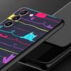 Abstract Creative Cute Cat Line Phone Case for Samsung Galaxy S26 S25 S24 S23 S22 S20 S21 FE Ultra S25 Edge Plus Soft TPU Cover