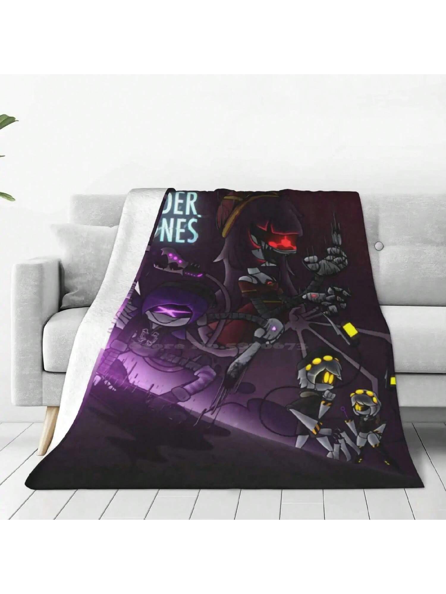 

Drones Top Quality Comfortable Bed Sofa Soft Blanket Uzi Doorman Serial Designation N Drones V Drones J 75X95CM сірий колір