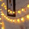 Battery Power LED Ball Garland Lights Fairy String Waterproof Outdoor Lamp Christmas Holiday Wedding Party Lights Decoration