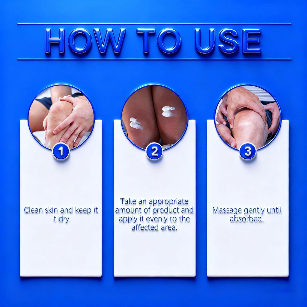 Hand and foot swelling, pain, difficulty moving, deep massage ointment