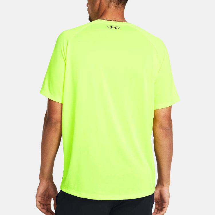 Men's T-Shirt Under Armour T Shirt Men's High Visuality Yellow