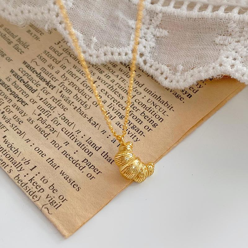 

Минималистичное ожерелье-сумка в виде коровьего рога для женщин Niche Collarbone Chain Ins Air-cooled Light Wind Neck Chain