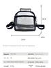 Transparent PVC Single Shoulder Crossbody Bag - Simple Women's Jelly Doll Bag